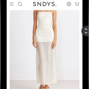 Brand new SNDYS dress. Tried on once. Never worn. Dress was too big